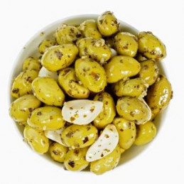 Olives Parfumées Ail Basilic